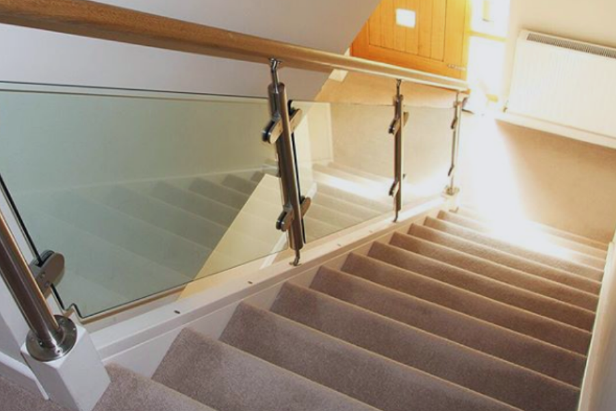Rejuvenate your staircase with glass balustrades