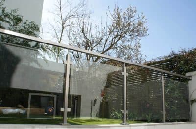 Square Tube Glass Balustrade